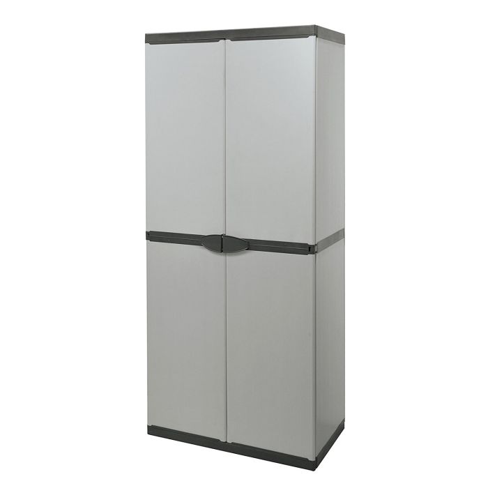 Armario alto modular de dos puertas con estantes de pvc 68x39,5x168 main product photo