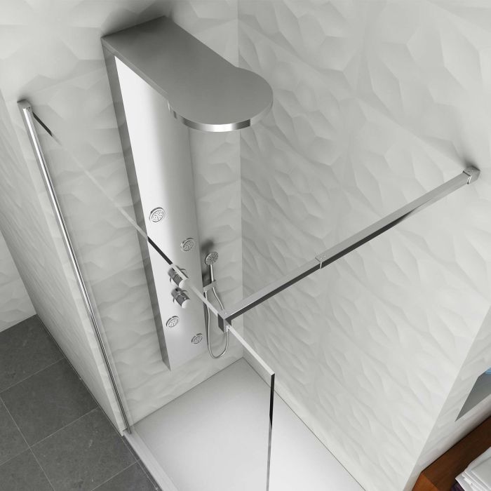 Alaska - Pannello Acciaio Inox Spazzolato 4 Vie main product photo