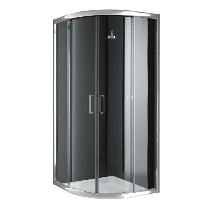 Box Mampara de Ducha Semicircular 80x80 H198 Transparente 6mm mod. Alabama main product photo