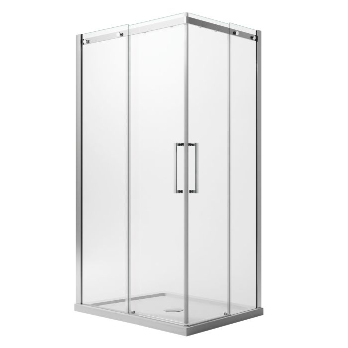 Mampara de ducha Rectangular 70x100 CM H200 Transparente Versión Izquierda con Easy-Clean mod. Prime Corner main product photo