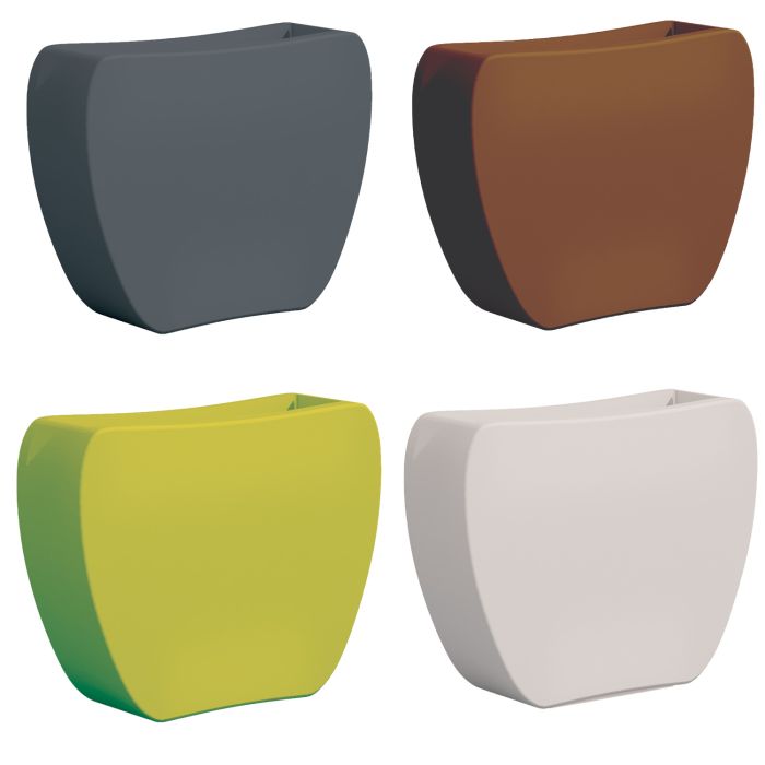 Maceta de resina 100x31 cm Varios colores disponibles mod. Heart main product photo