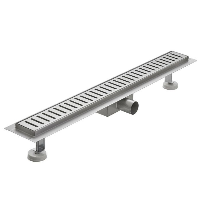 Canaleta de desagüe de Acero Inox con rejilla de rayas mod. Stripe main product photo