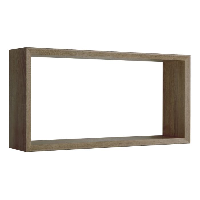 Estante rectangular balda de pared Nogal aserrado mod. Artù main product photo