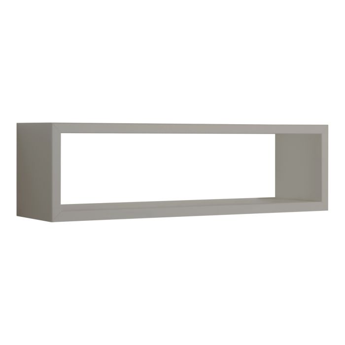Estante de pared rectangular Marrón topo mod. Regolo main product photo