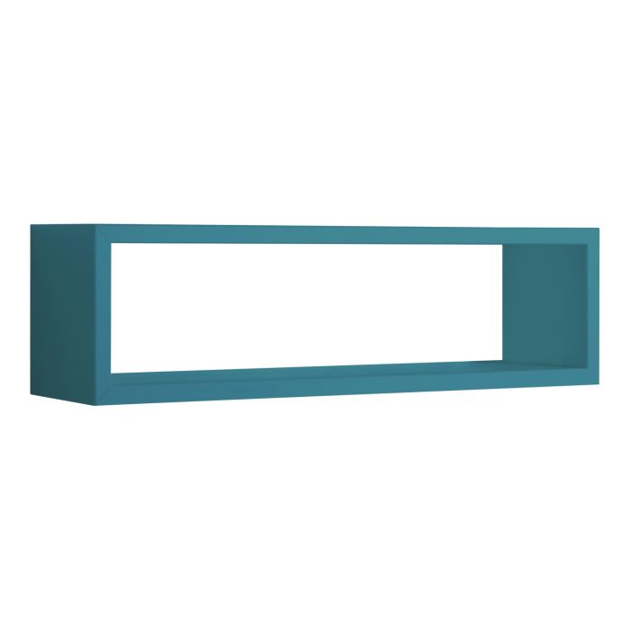 Estante de pared rectangular Azul atolón mod. Regolo main product photo