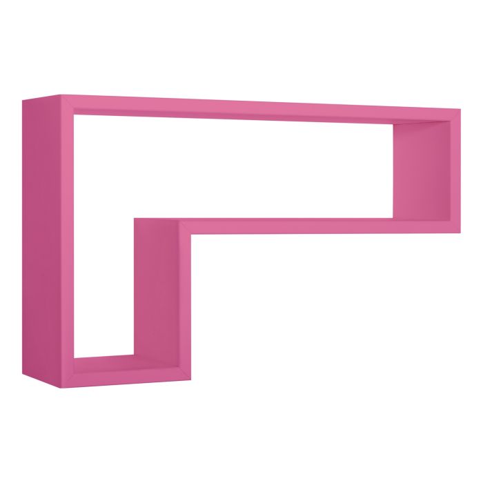Estante de pared rectangular Fucsia mod. Lettera main product photo