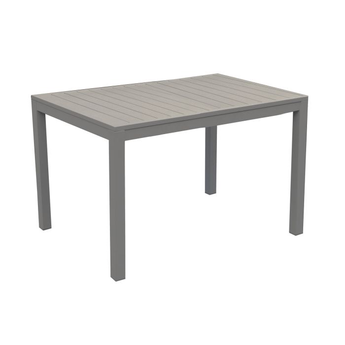 Mesa comedor Beige agrisado 70x53 cm h 75 cm en Aluminio mod. Sullivan main product photo