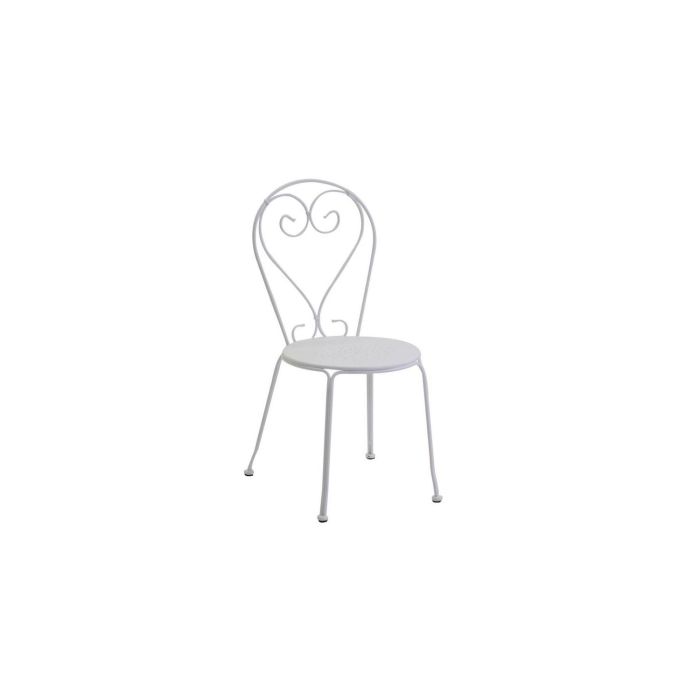 Silla asiento de jardín Blanco 41x48 cm h 90 cm en Metal mod. New Old main product photo