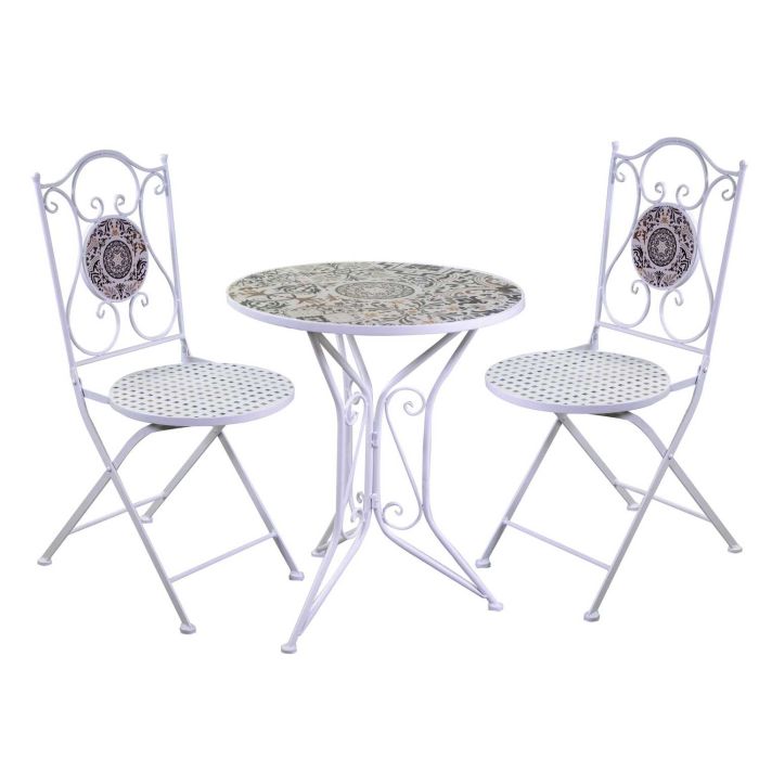 Conjunto de muebles de jardín en Metal Blanco mod. Frigole main product photo