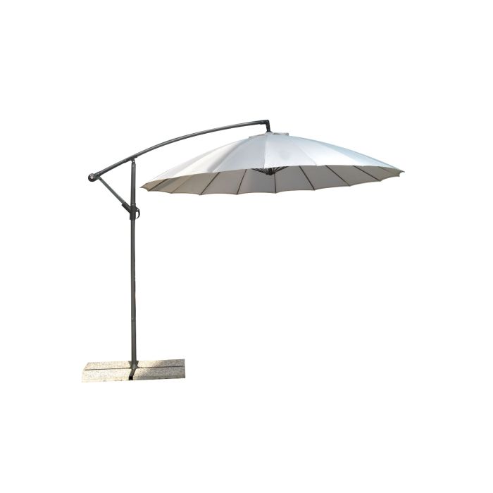 Sombrilla parasol de jardín poste lateral Crudo ø 3 m en Aluminio mod. New Jersey main product photo
