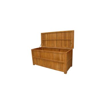 Baúl de madera maciza 130x55x59h cm