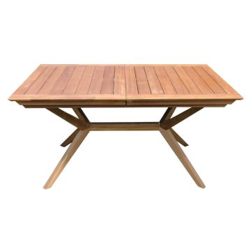Mesa extensible de madera de acacia 150/200x90 cm mod. Bali