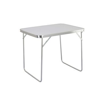 Mesa plegable de metal blanco ajustable en altura 80x60cm mod.Professional