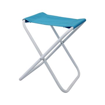 Taburete plegable de acero azul 30x38x35h cm mod. Steel