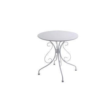 Mesa comedor Blanco ø 70 cm h 72 cm en Metal mod. New Old