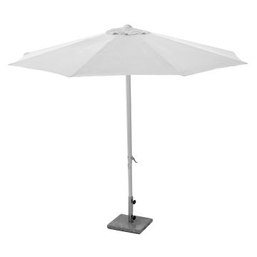 Sombrilla de jardín poste central Blanco ø 3 m en Aluminio mod. Michigan