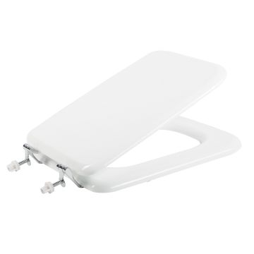 Asiento de Inodoro Tapa para WC Blanco mod. Conca Fit