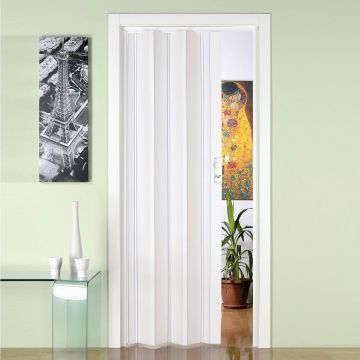 Puerta plegable de interior de PVC mod. Luciana