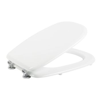 Asiento de Inodoro Tapa para WC Blanco mod. Tesi fit