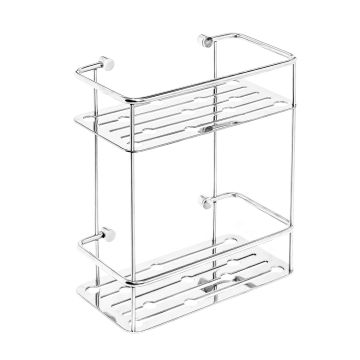 Cestillo de ducha rectangular doble Acero Inox mod. Thin Line