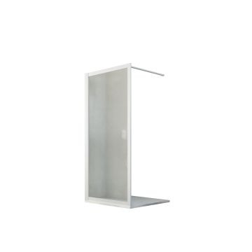 Mampara de ducha Pared Walk In de Acrílico color Blanco H 185 cm mod. Beatrix Perfil