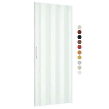 Puerta plegable de interior en kit de PVC varios colores disponibles mod. Simona