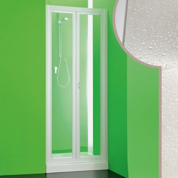 Puerta de ducha de Acrílico Saturno con Apertura Plegable