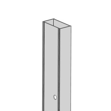 Perfil de compensación +2cm Lado Pared mod.Prime Black