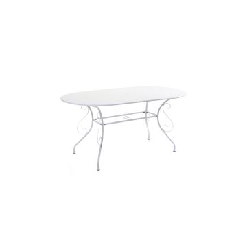 Mesa comedor Blanco 160x90 cm h 72 cm en Metal mod. New Old